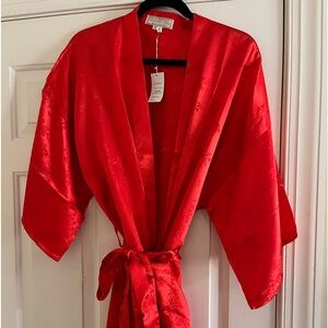 NEW Red kimono robe